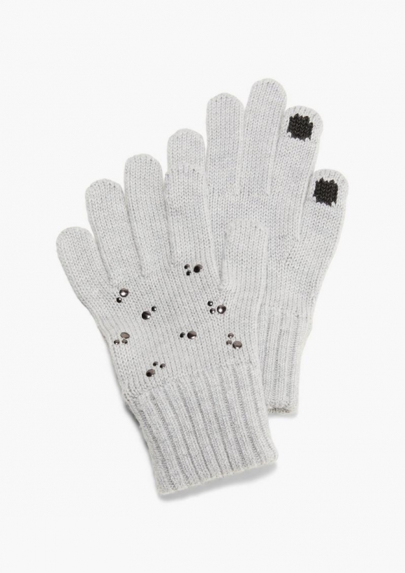 s.Oliver Handschuhe aus Modalmix - grau meliert
