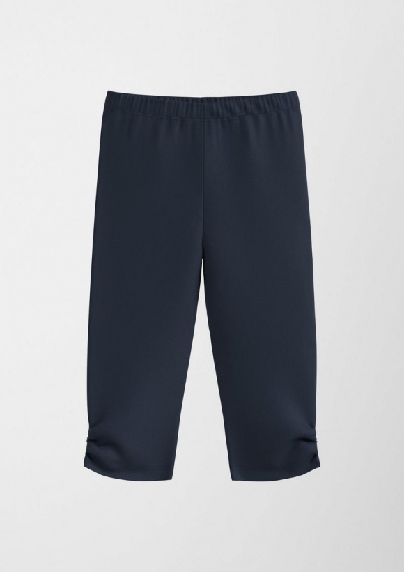 s.Oliver Capri-Leggins aus Baumwollmix - navy