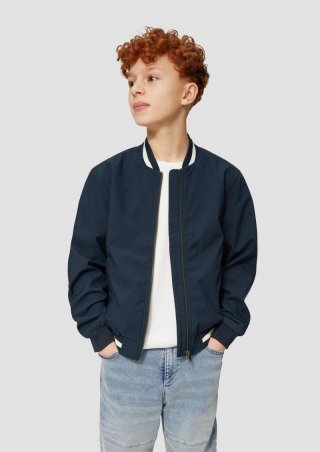 s.Oliver Sportiver Blouson mit Streifendetails - navy