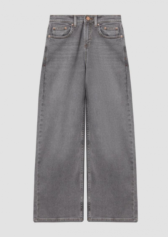 s.Oliver Jeans / Regular Fit / Mid Rise / Wide Leg - grau meliert