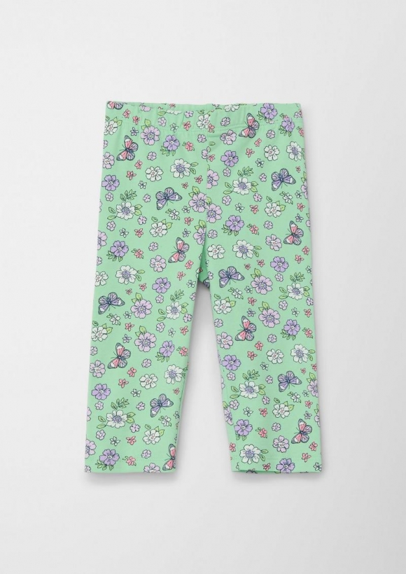 s.Oliver Leggings aus Baumwollstretch - hellgrün
