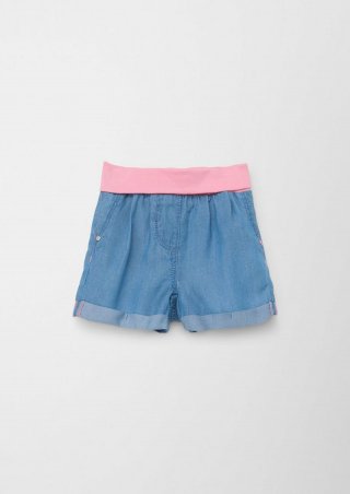 s.Oliver Jeans-Shorts / Regular Fit / High Rise / Straight Leg - ozeanblau