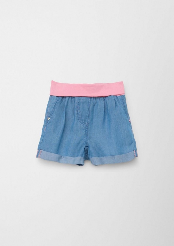 s.Oliver Jeans-Shorts / Regular Fit / High Rise / Straight Leg - ozeanblau