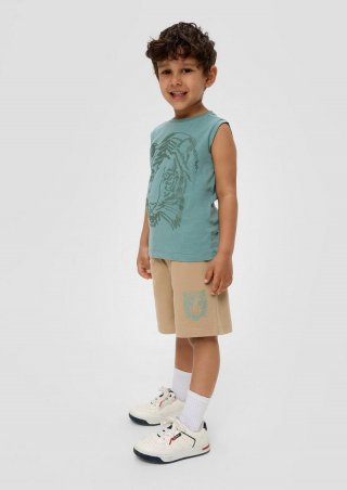 s.Oliver Loose: Hose aus Baumwollmix - beige