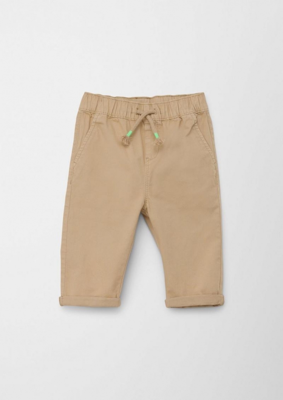 s.Oliver Stoffhose aus Baumwolle - beige