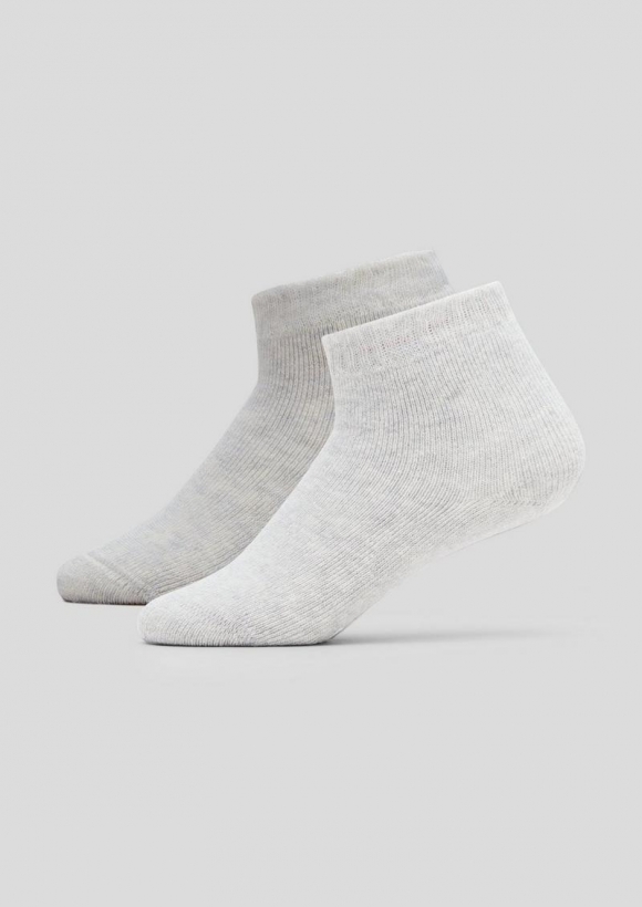 s.Oliver 2er-Pack ABS-Socken - hellgrau