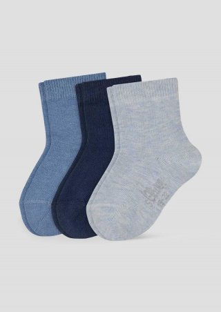 s.Oliver 3er-Pack Socken - hellblau