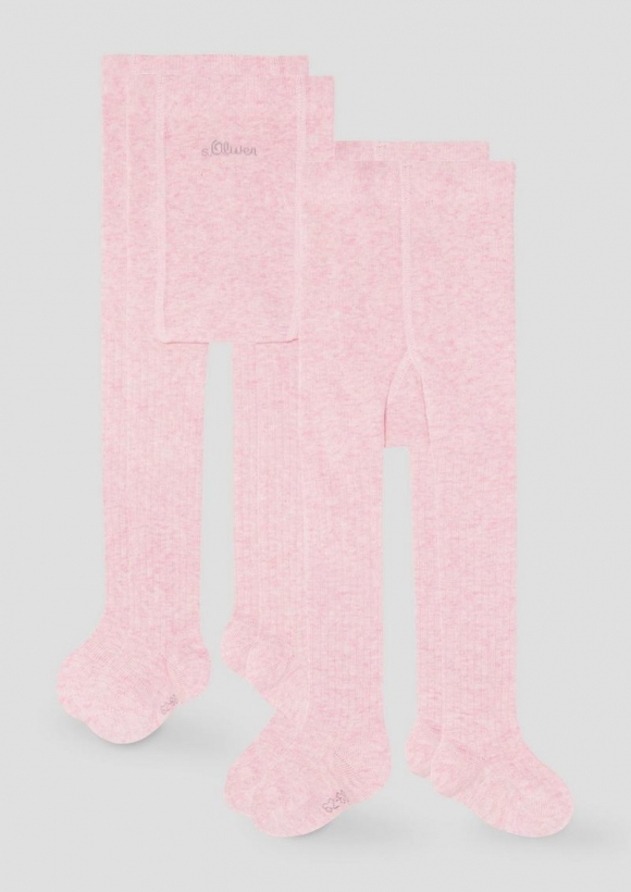 s.Oliver Strumpfhose im 2er-Set - rosa