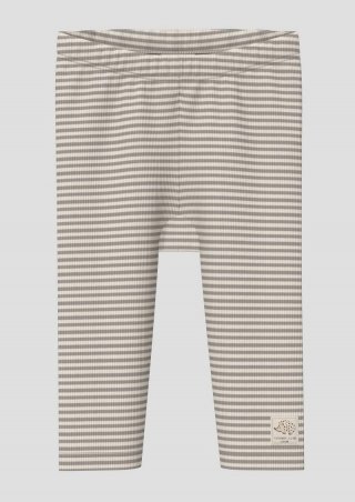 s.Oliver Unisex Hose aus geringelter Baumwoll-Rippware - anthrazit