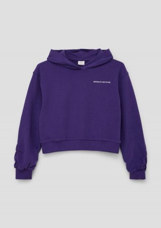 s.Oliver Hoodie mit Stickerei - lila