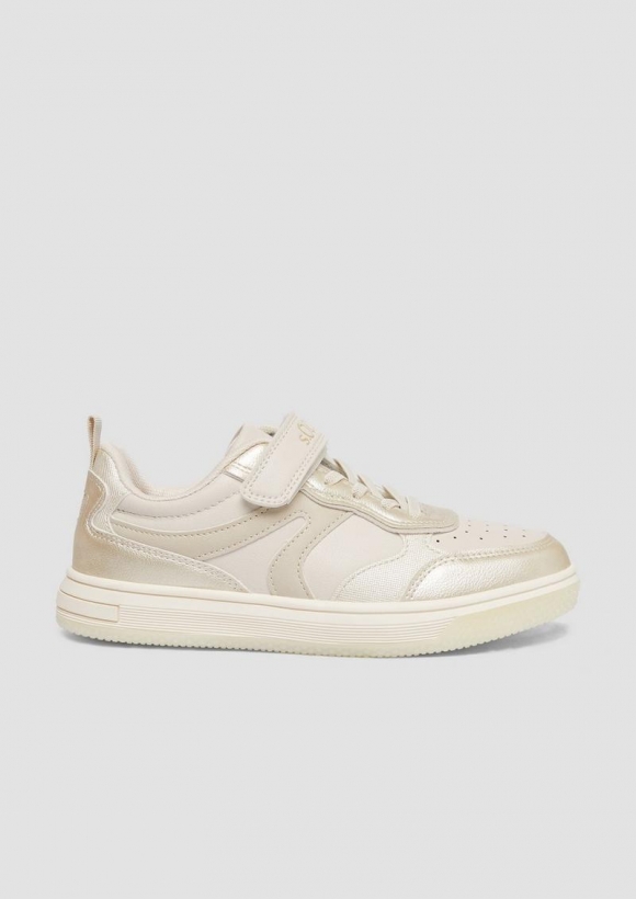 s.Oliver Sneaker mit Klett-Detail - creme