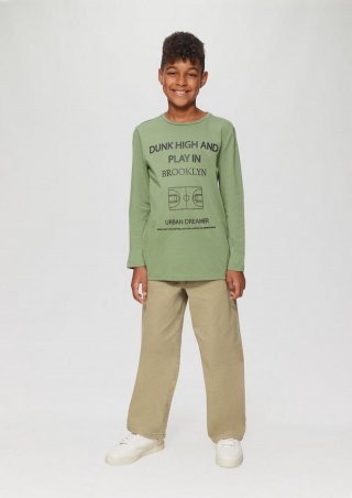 s.Oliver Jeans Baggy / Relaxed Fit/ Mid Rise / Wide Leg - sandfarben