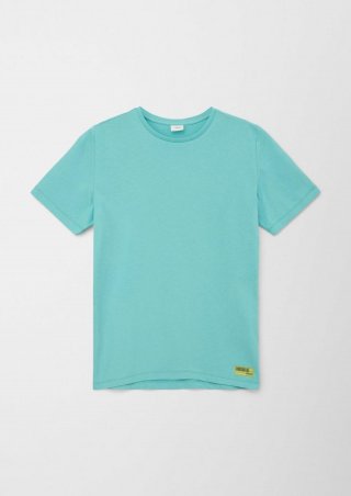 s.Oliver T-Shirt mit Rückenprint - pastelltürkis