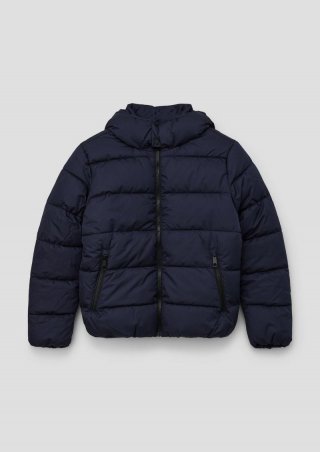 s.Oliver Steppjacke mit Fleece-Futter - navy
