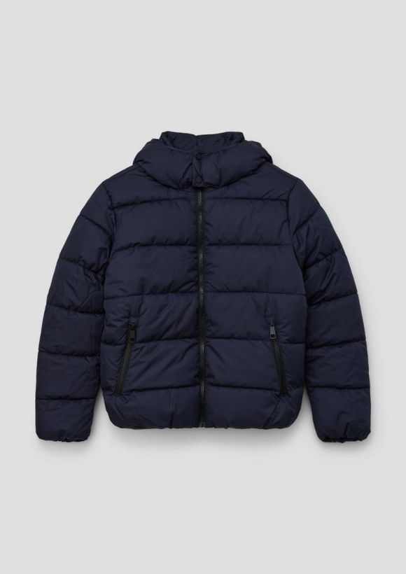 s.Oliver Steppjacke mit Fleece-Futter - navy