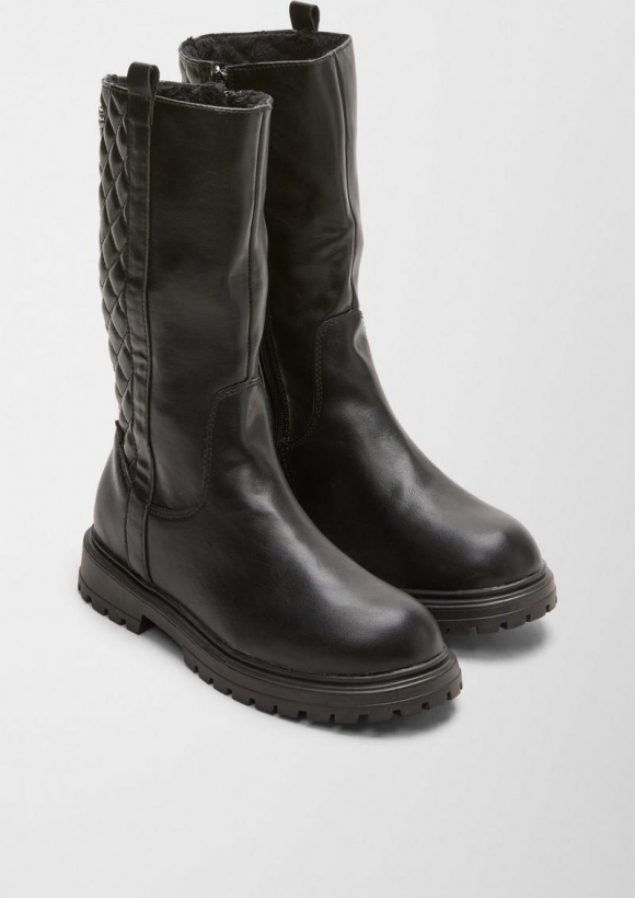 s.Oliver Stiefel mit Steppung - schwarz