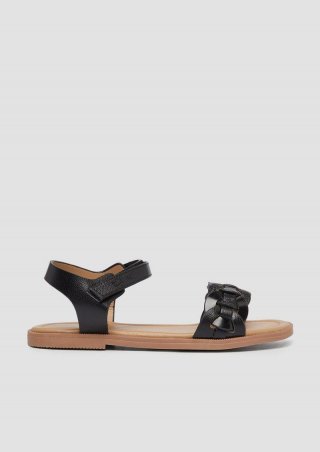 s.Oliver Sandalen mit Klettverschluss - schwarz