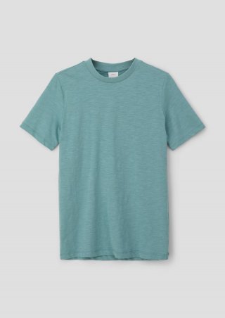 s.Oliver T-Shirt mit Rückenprint - helles petrol