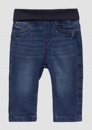 s.Oliver Wärmende Jeans mit Umschlagbund - blau
