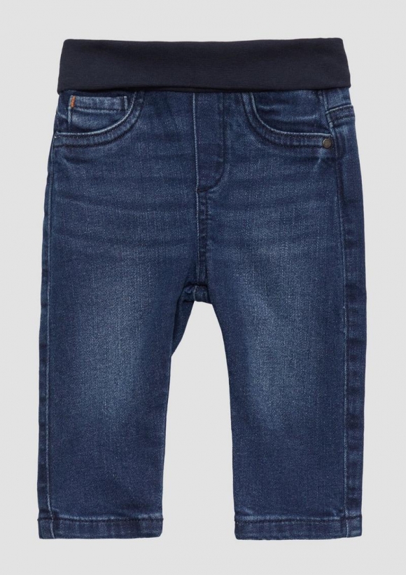 s.Oliver Wärmende Jeans mit Umschlagbund - blau