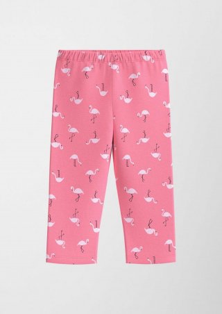 s.Oliver Capri Leggings aus Baumwollstretch - rosa