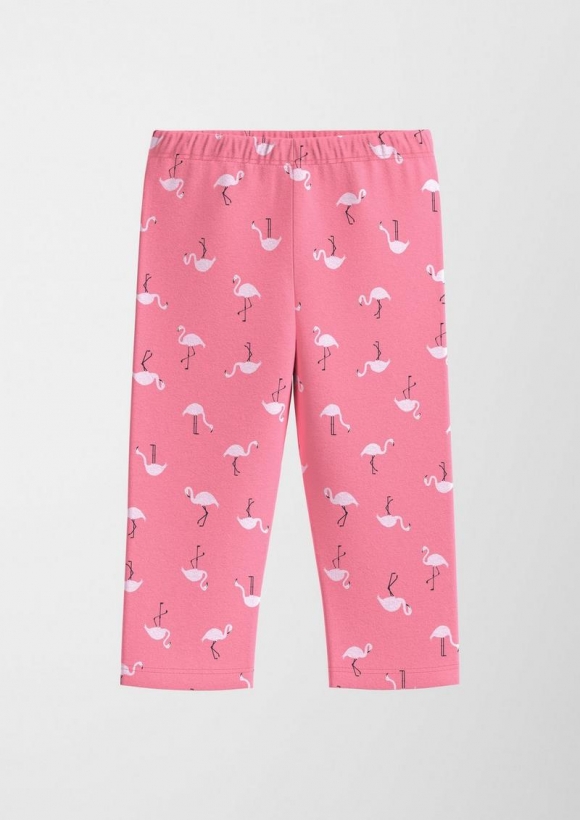 s.Oliver Capri Leggings aus Baumwollstretch - rosa