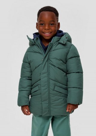 s.Oliver Steppjacke mit Fleece-Futter - petrol