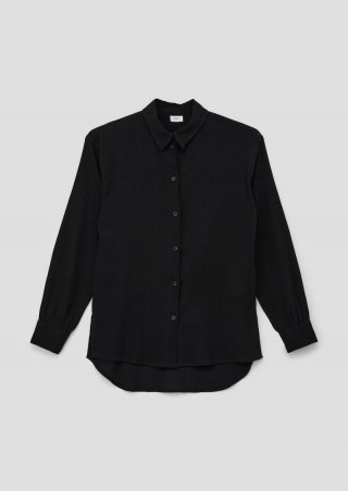 s.Oliver Bluse in Long-Shape - schwarz