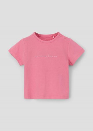 s.Oliver T-Shirt mit Schrift-Print - pink