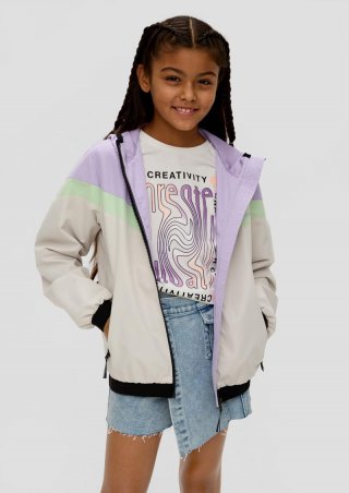 s.Oliver Jacke mit Kontrast-Details - wollweiß