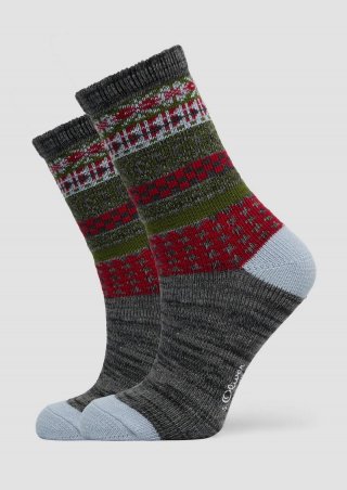 s.Oliver Gemusterte Socken im Doppelpack - graphit