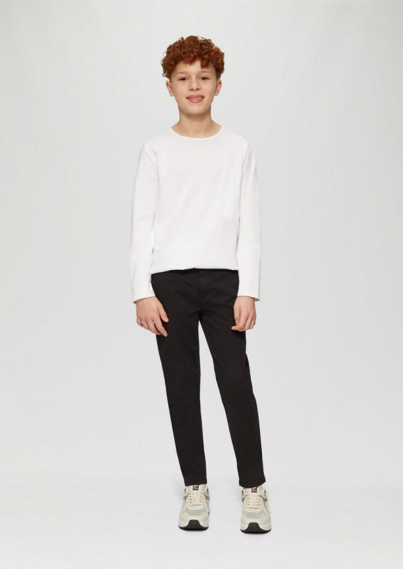 s.Oliver Chino Seattle / Regular Fit / Mid Rise / Slim Leg - schwarz