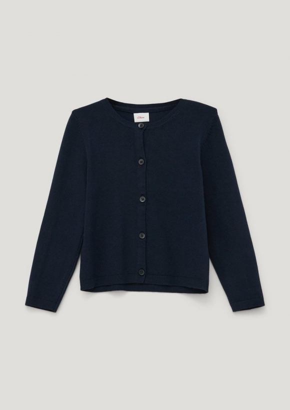 s.Oliver Strickjacke aus Viskosemix - navy