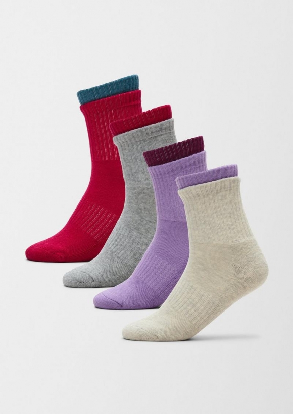s.Oliver Socken im 4er-Pack - pink