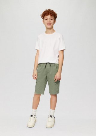 s.Oliver Berumuda Pete / Regular Fit / Mid Rise / Straight Leg / Cargo-Taschen - olivgrün
