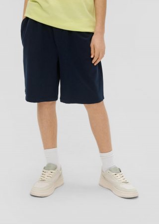 s.Oliver Sweatbermuda mit Weitenregulierung - navy