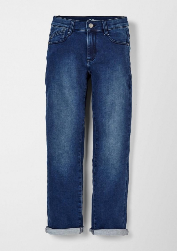s.Oliver Jeans Pete / Regular Fit / Mid Rise / Straight Leg - blau
