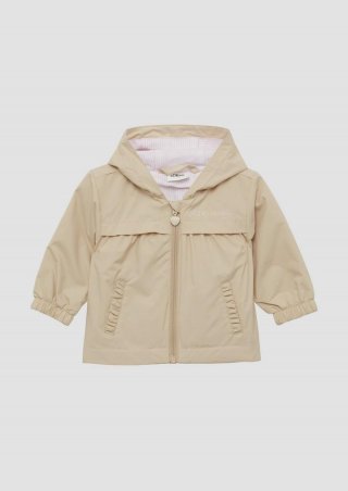 s.Oliver Jacke mit Kapuze und Baumwollfutter - sandfarben
