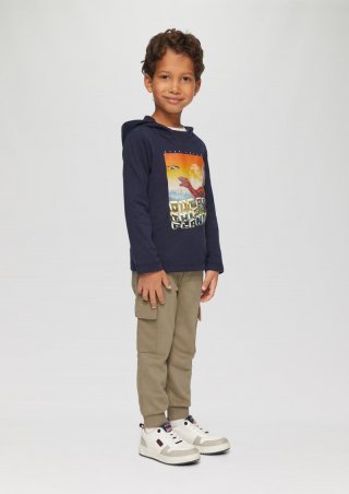 s.Oliver Jogpants mit Cargo-Taschen - cognac