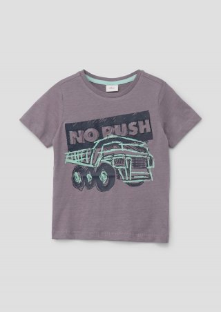 s.Oliver T-Shirt mit Artwork - grau