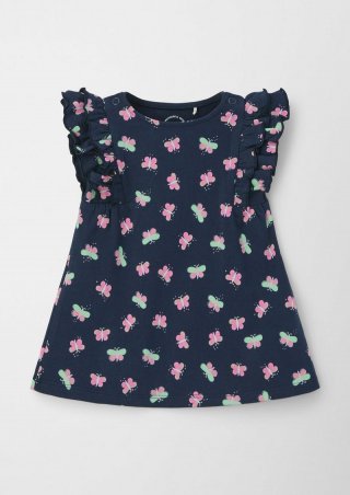 s.Oliver Kleid aus Baumwollstretch - navy