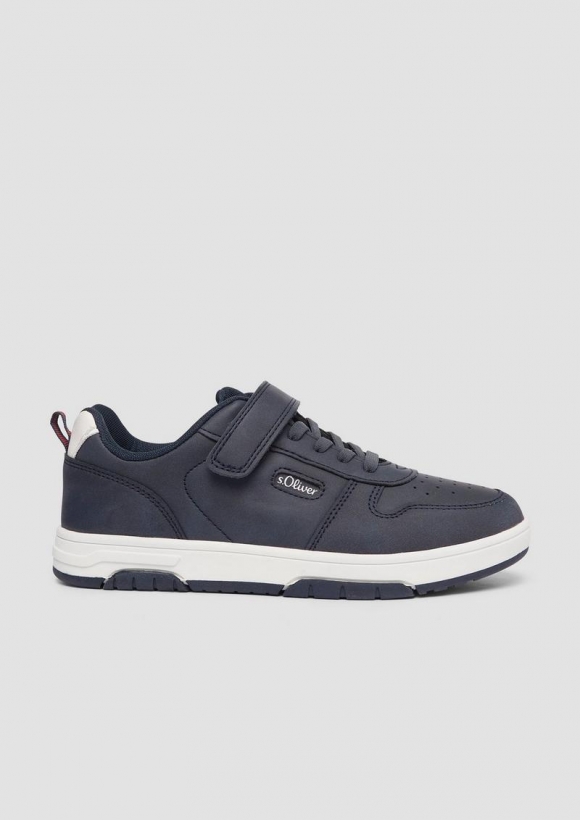 s.Oliver Sneaker mit Klett-Detail - navy