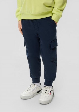 s.Oliver Leggings mit Cargotaschen - navy
