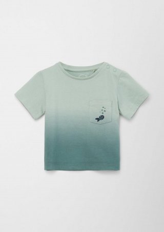 s.Oliver T-Shirt mit Farbverlauf - helles petrol