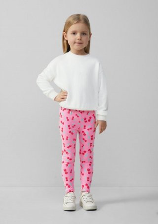 s.Oliver Leggings mit All-over-Print - altrosa