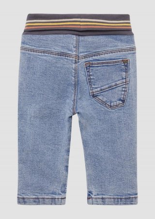 s.Oliver Jeans mit geringeltem Umschlagbund - blau