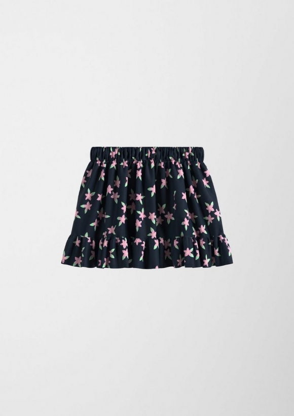 s.Oliver Rock mit weitenregulierbarem Bund - navy