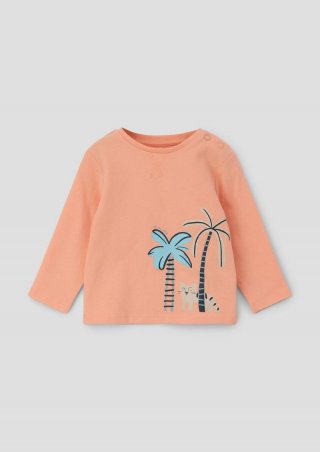 s.Oliver Longsleeve mit Frontprint - mango
