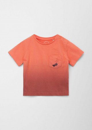 s.Oliver T-Shirt mit Farbverlauf - papaya