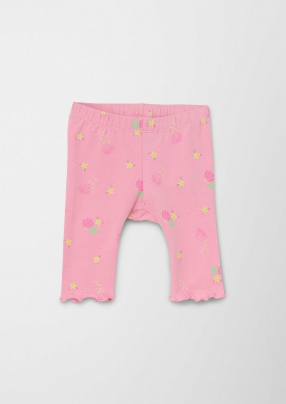 s.Oliver Capri-Leggins aus Baumwollstretch - rosa